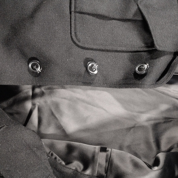 Ovadia & Sons Eisenhower Military Wool Jacket New York Large Black - Picture 6 of 11